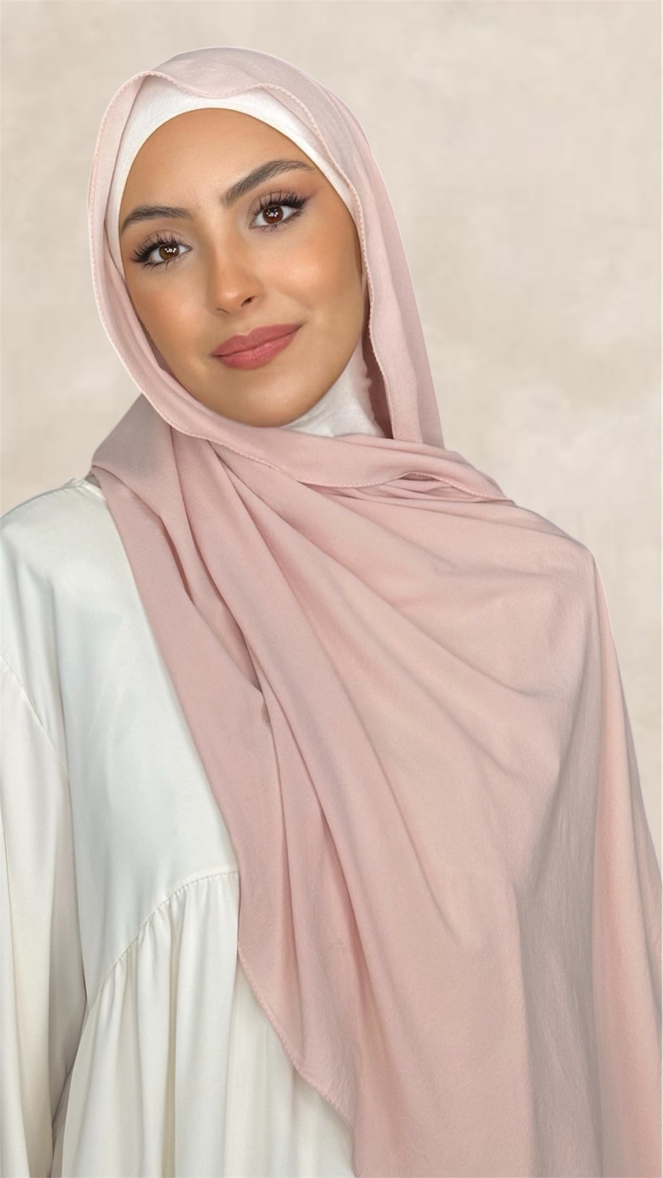 Slim Hijab Light Pink