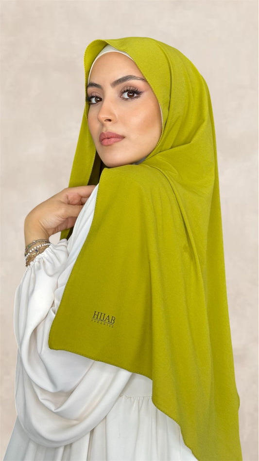 Slim Hijab Verde Lime