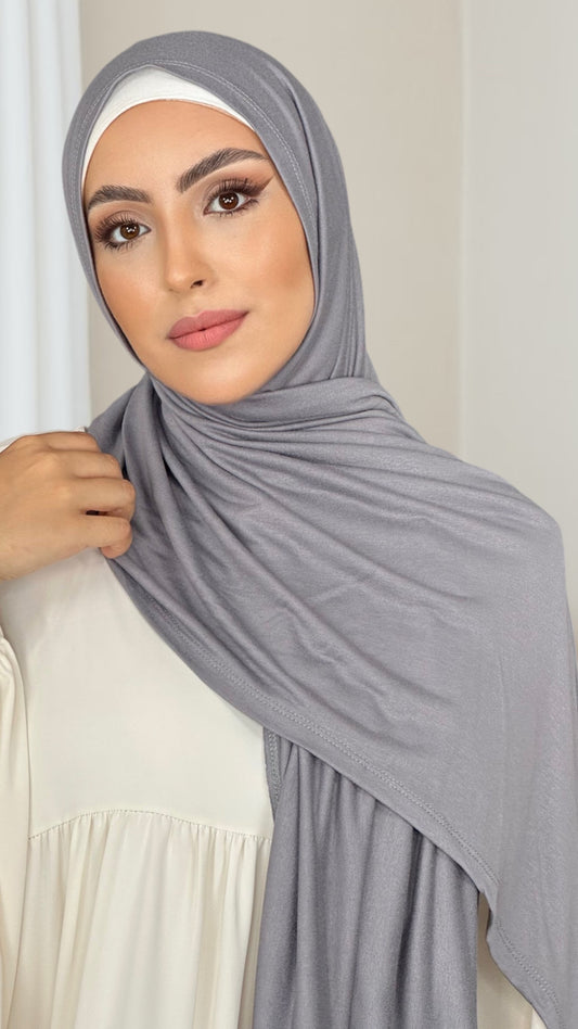 Hijab Jersey GrigioHijab, chador, velo, turbante, foulard, copricapo, musulmano, islamico, sciarpa, 