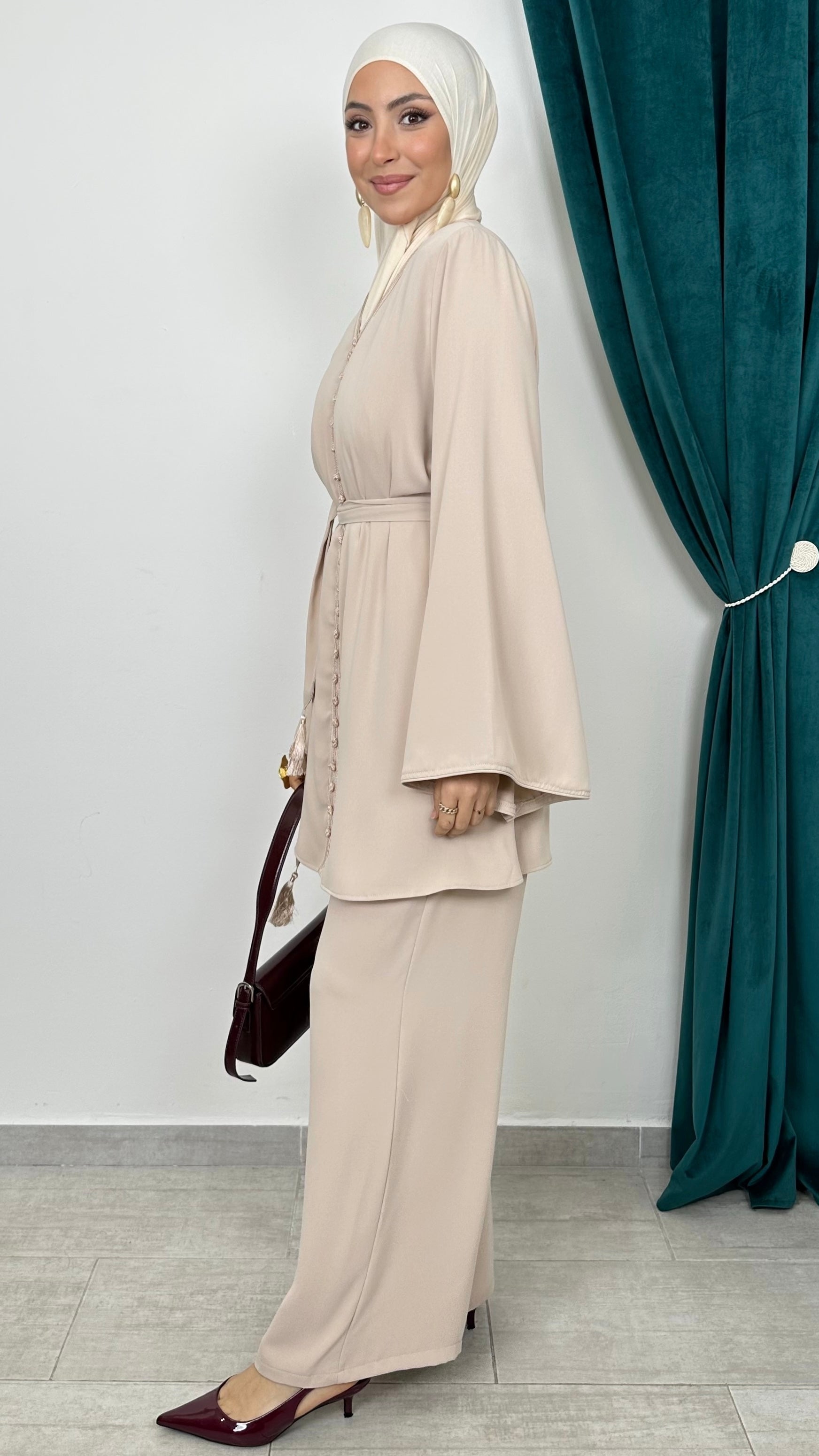 Coordinato – Elira Beige - Hijab Paradise 