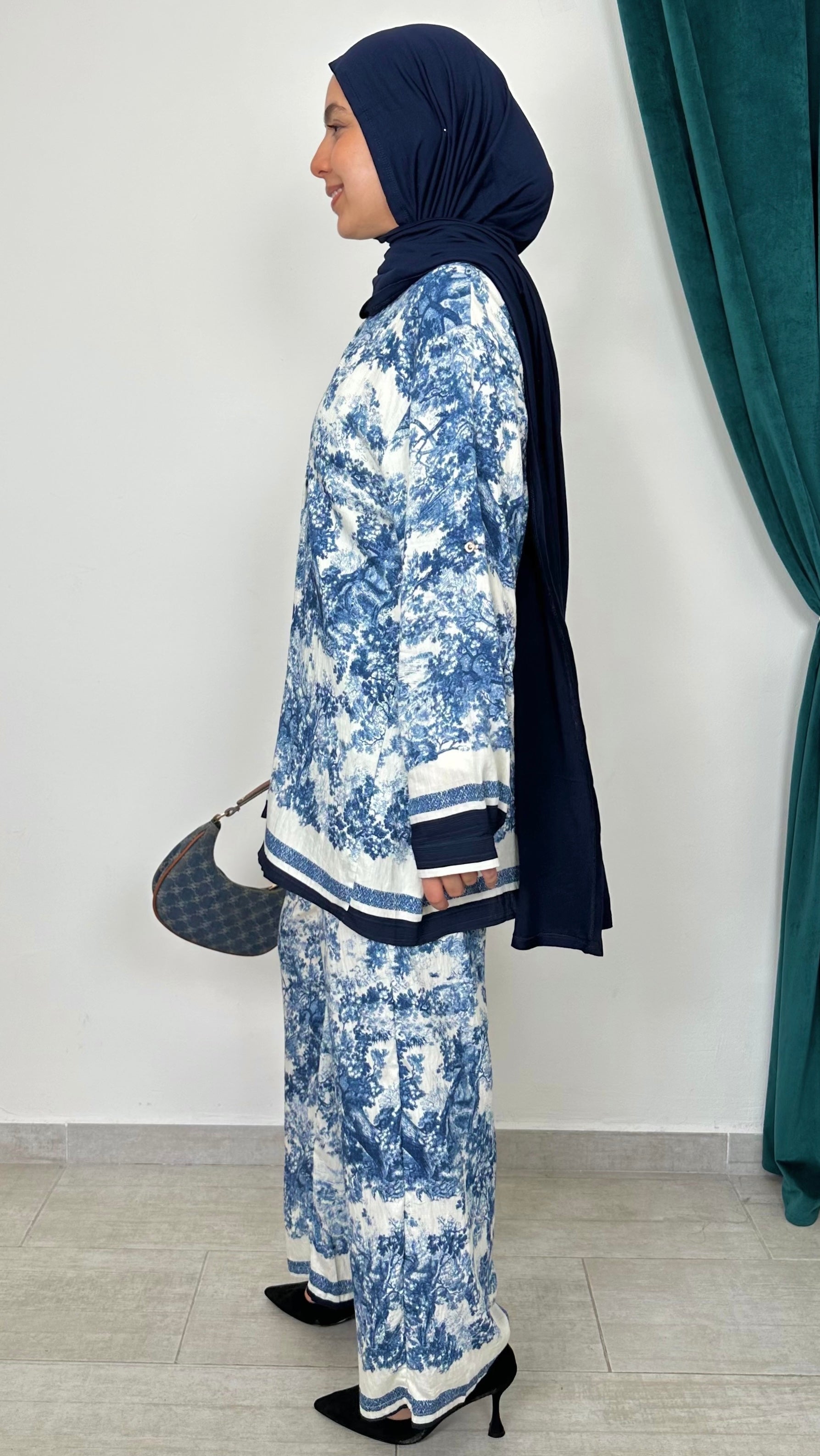 Vivelle set Blu - Hijab Paradise 