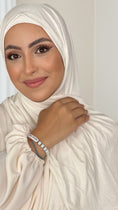 Load image into Gallery viewer, Hijab Jersey Bianco panna - Hijab Paradise Hijab, chador, velo, turbante, foulard, copricapo, musulmano, islamico, sciarpa, 
