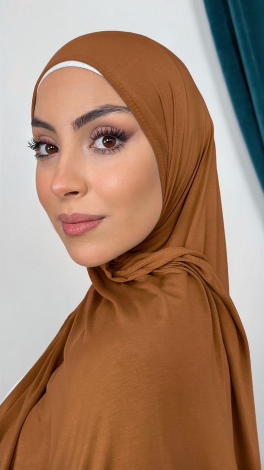Soft Motion Jersey Cannella - Hijab Paradise 