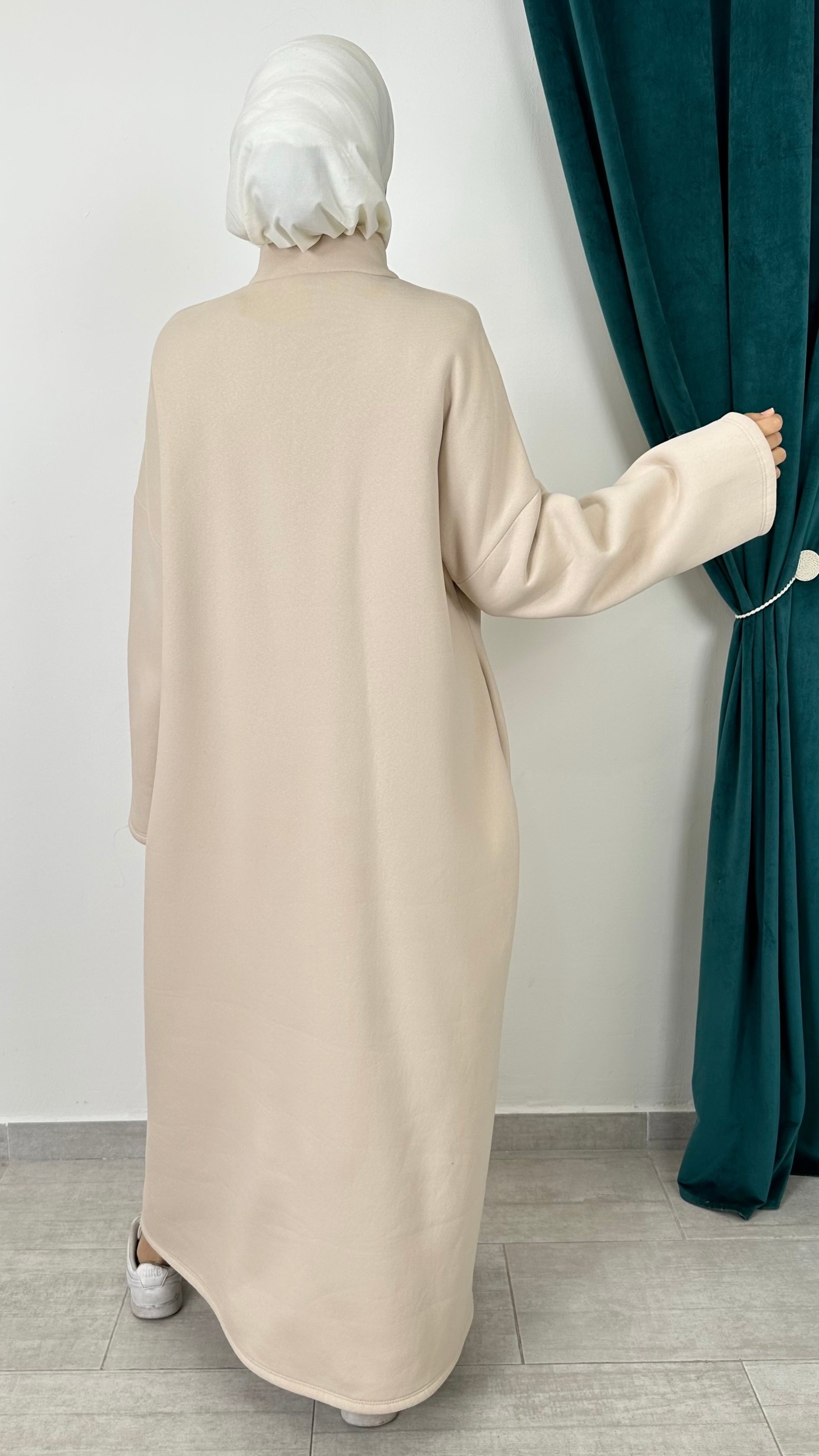 Felpa oversize con Zip