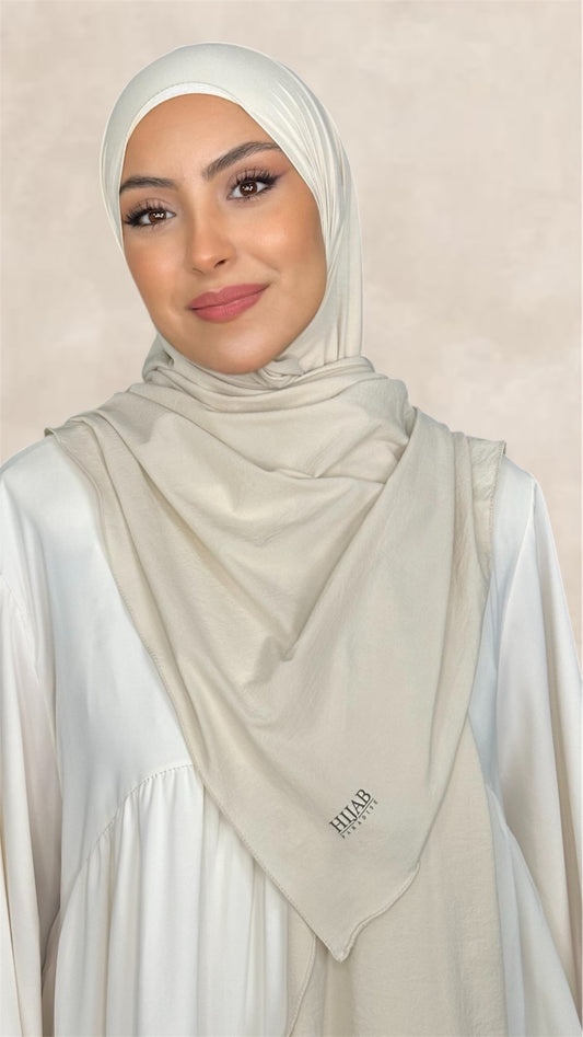 Slim Hijab Beige