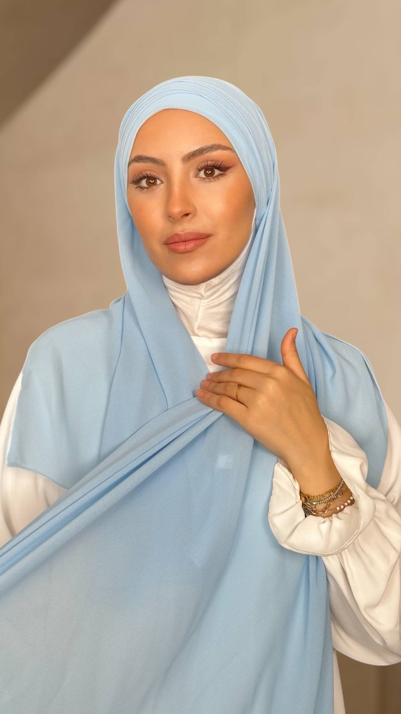 Quick White Hijab