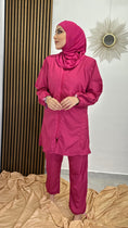 Carica l'immagine nel visualizzatore della galleria, Burkini, costume da bagno, donna musulmana, fucsia, Hijab Paradise
