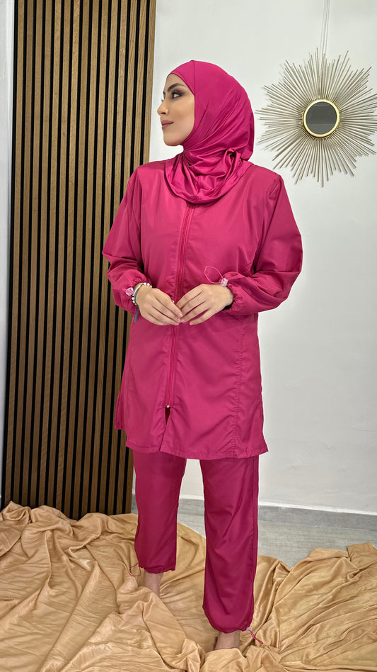 Burkini, costume da bagno, donna musulmana, fucsia, Hijab Paradise