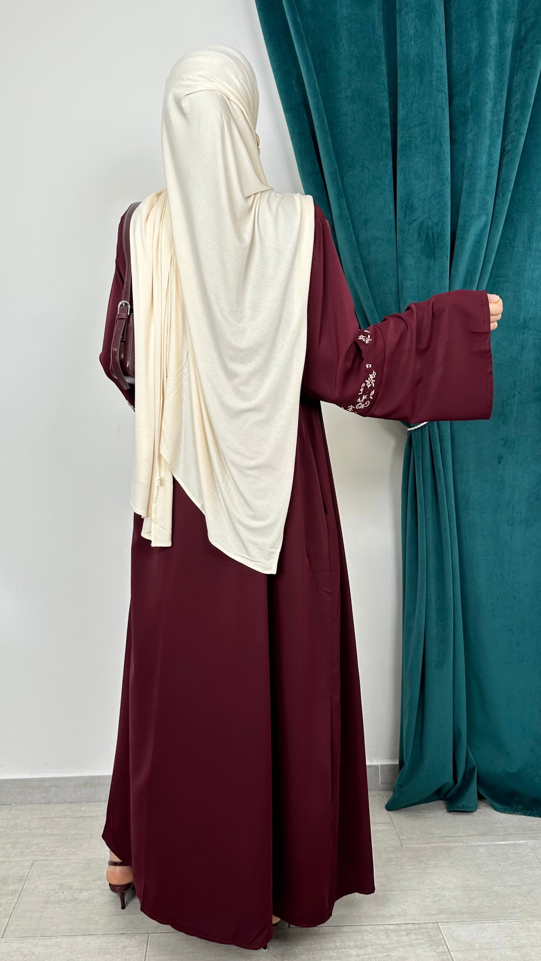 Abaya Set Royale – Burgundy - Hijab Paradise 