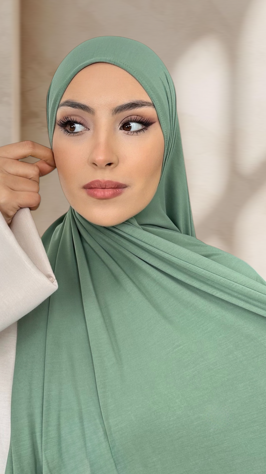 Bamboo Hijab Verde Veneziane
