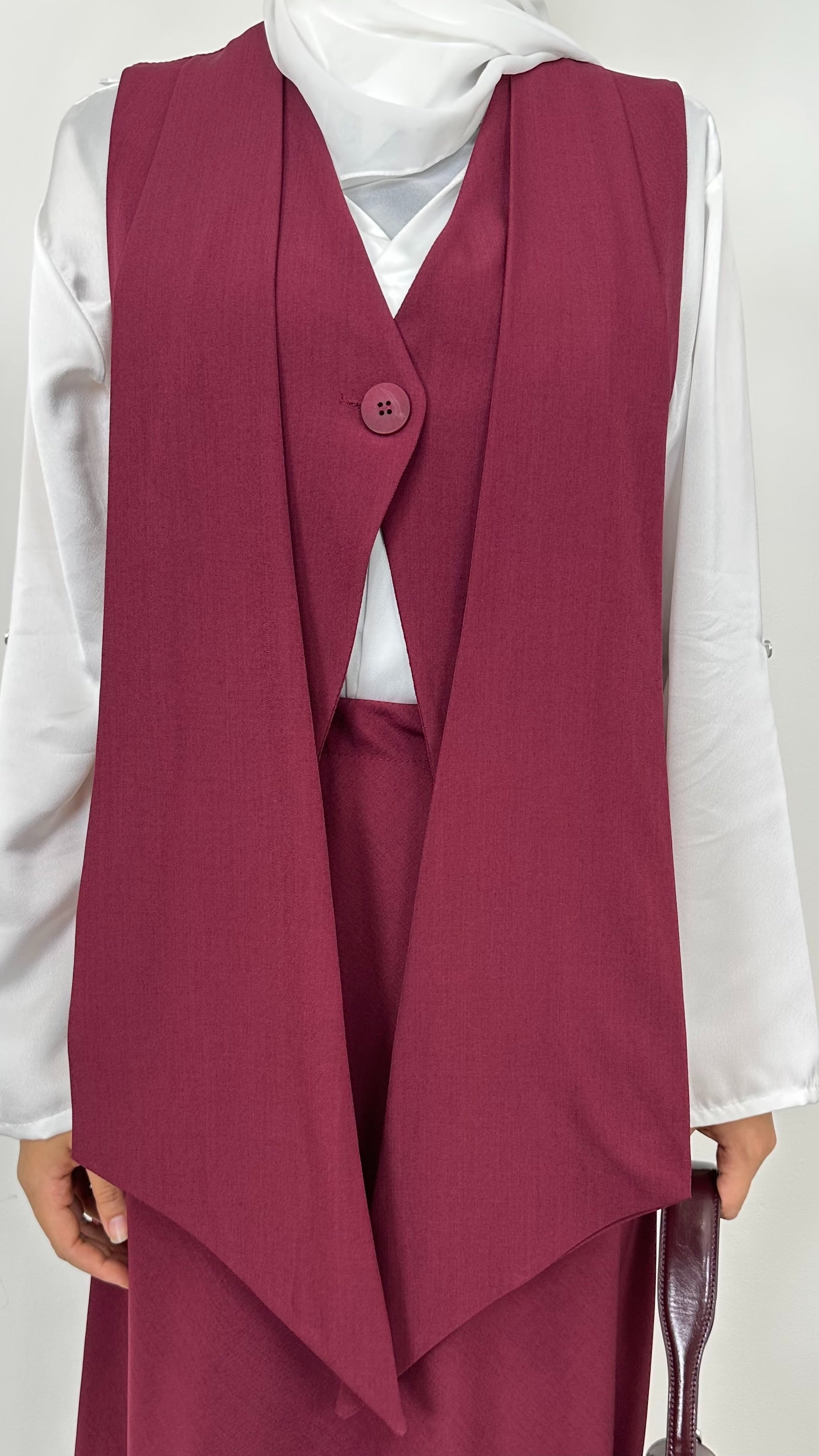 Coordinato Gilet Doppio petto con gonna