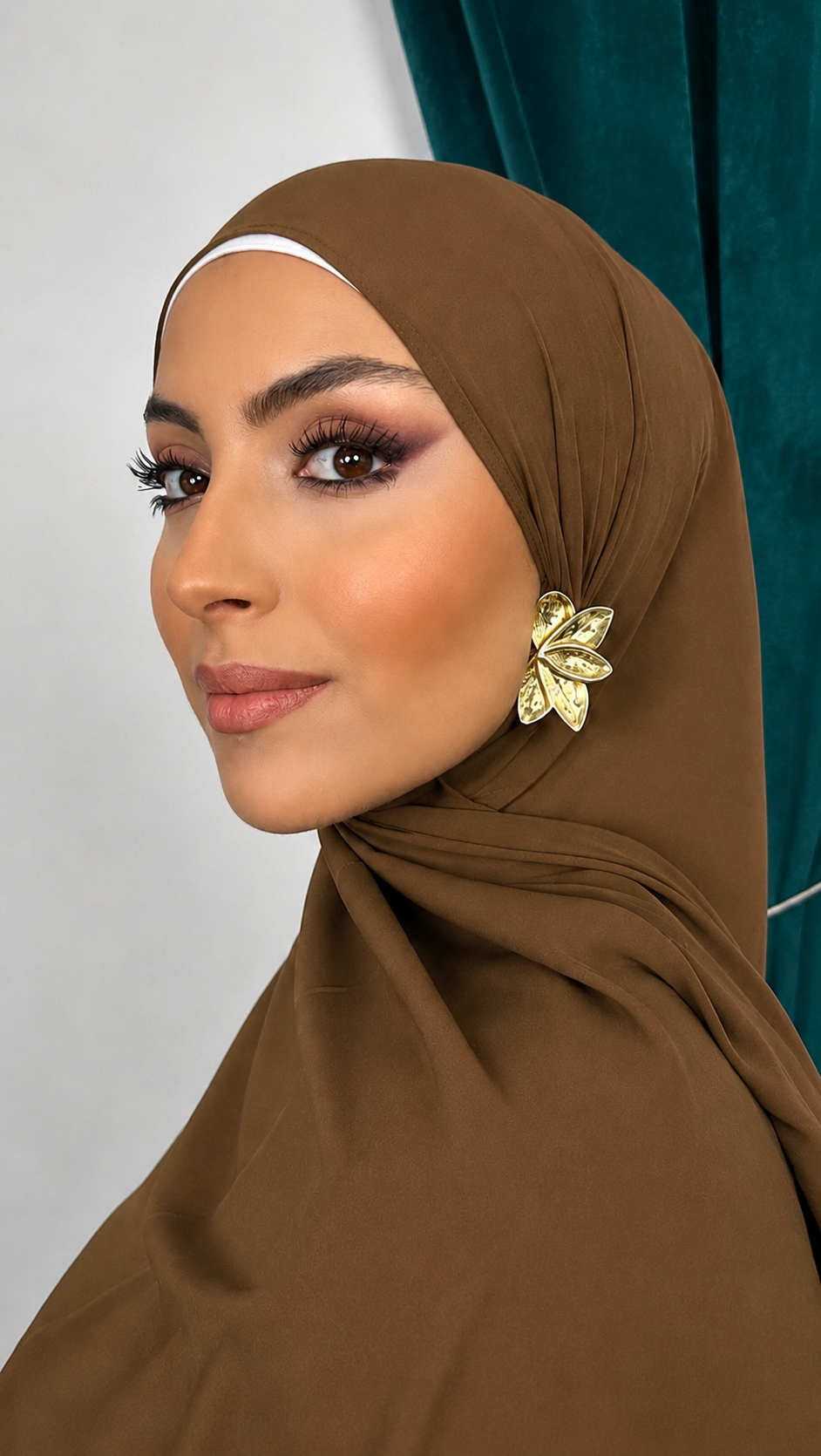 Premium Slim Hijab Chocolate