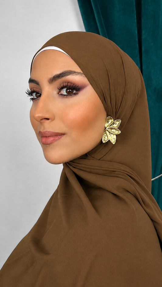 Premium Slim Hijab Chocolate