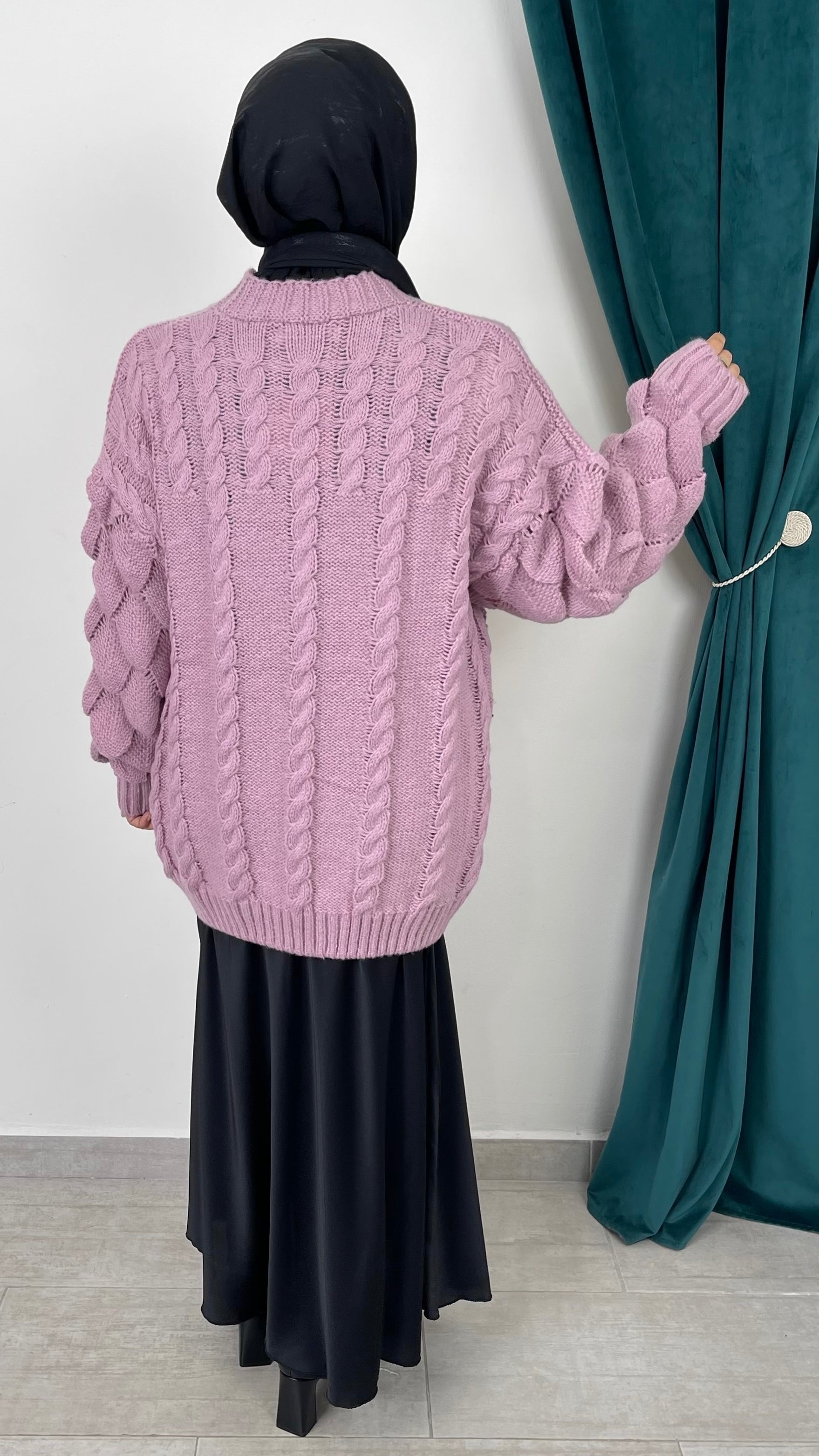 Cardigan “Elegant Weave”