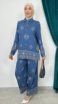 Carica l'immagine nel visualizzatore della galleria, Embroidered Set Ciano - Hijab Paradise 
