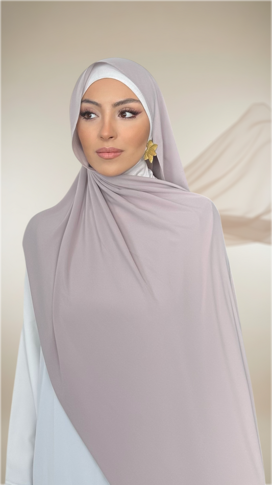 Premium Slim Hijab Lavanda Pastello