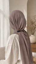 Carica l'immagine nel visualizzatore della galleria, Hijab Clip Matte Nero – Set da 6
