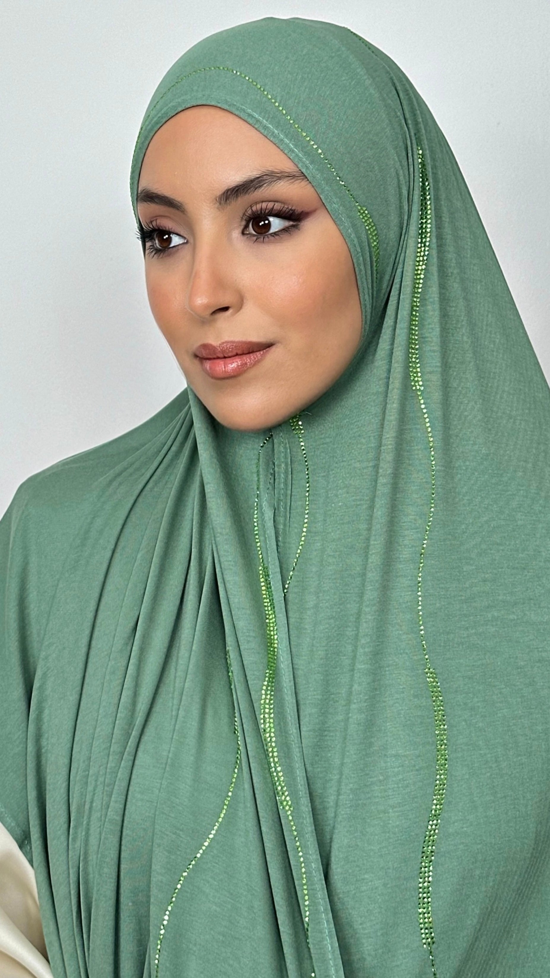 Hijab Jersey Onde di Luce