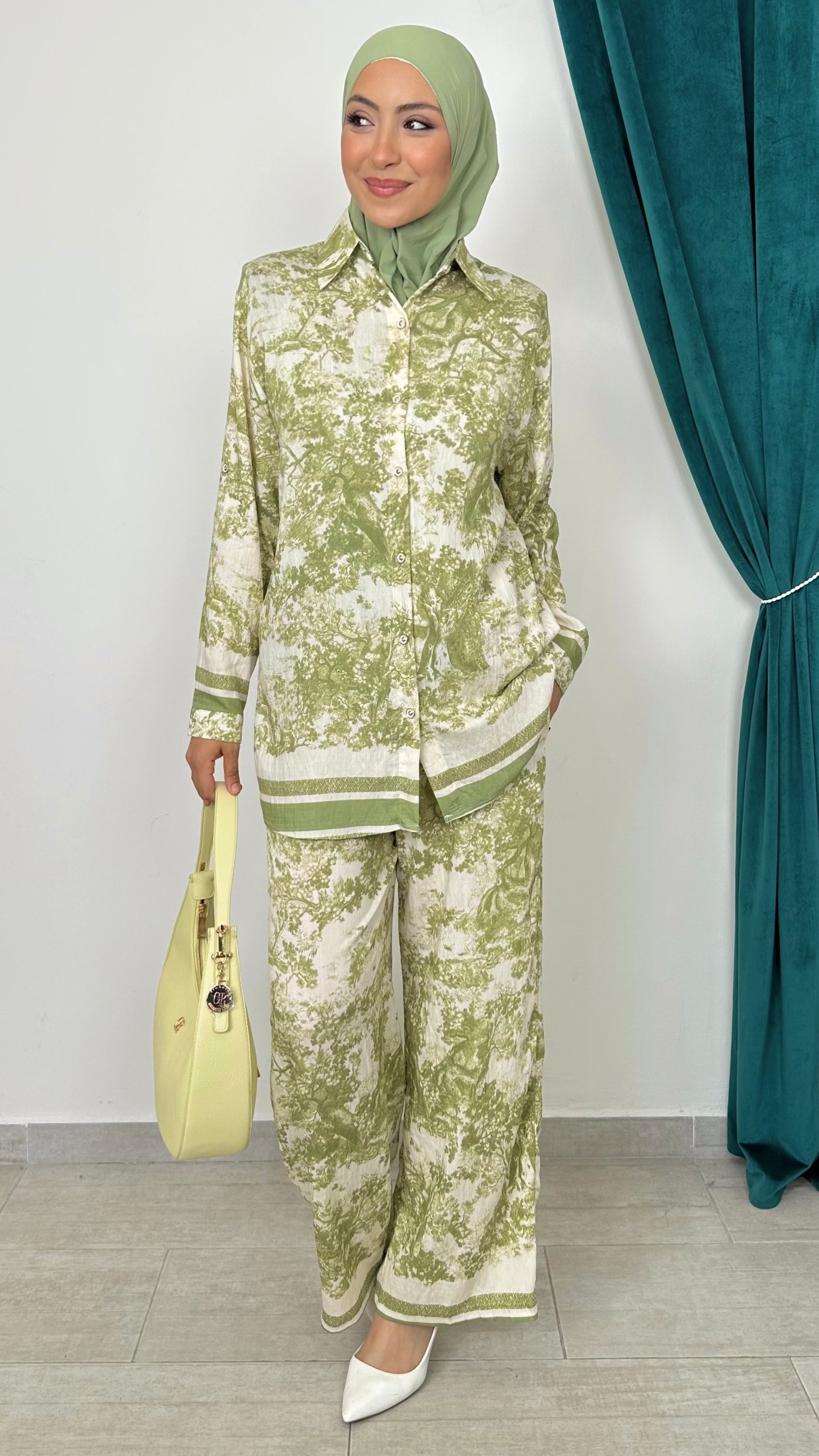 Vivelle set verde - Hijab Paradise 