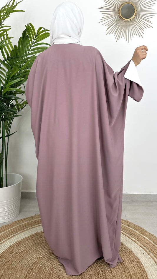 Completo Abaya Bicolour Due Pezzi