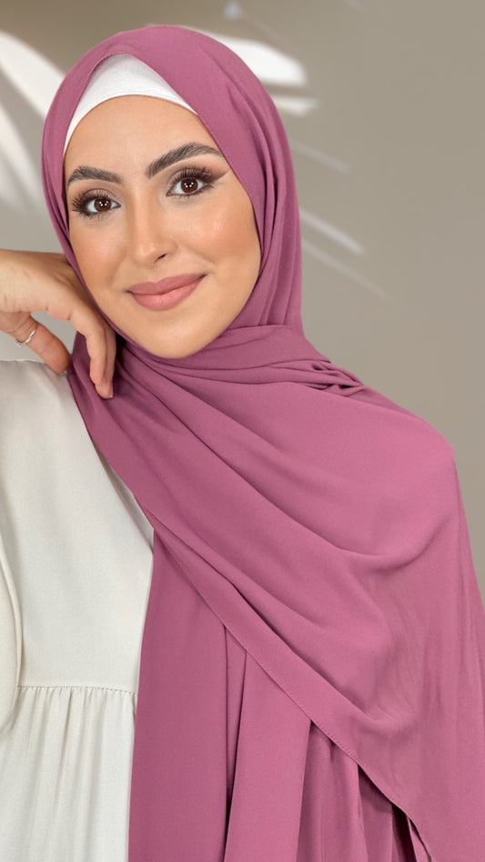 Hijab PREMIUM CHIFFON Orchidée Pastel