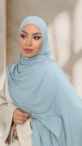Load image into Gallery viewer, Bamboo Hijab Celeste
