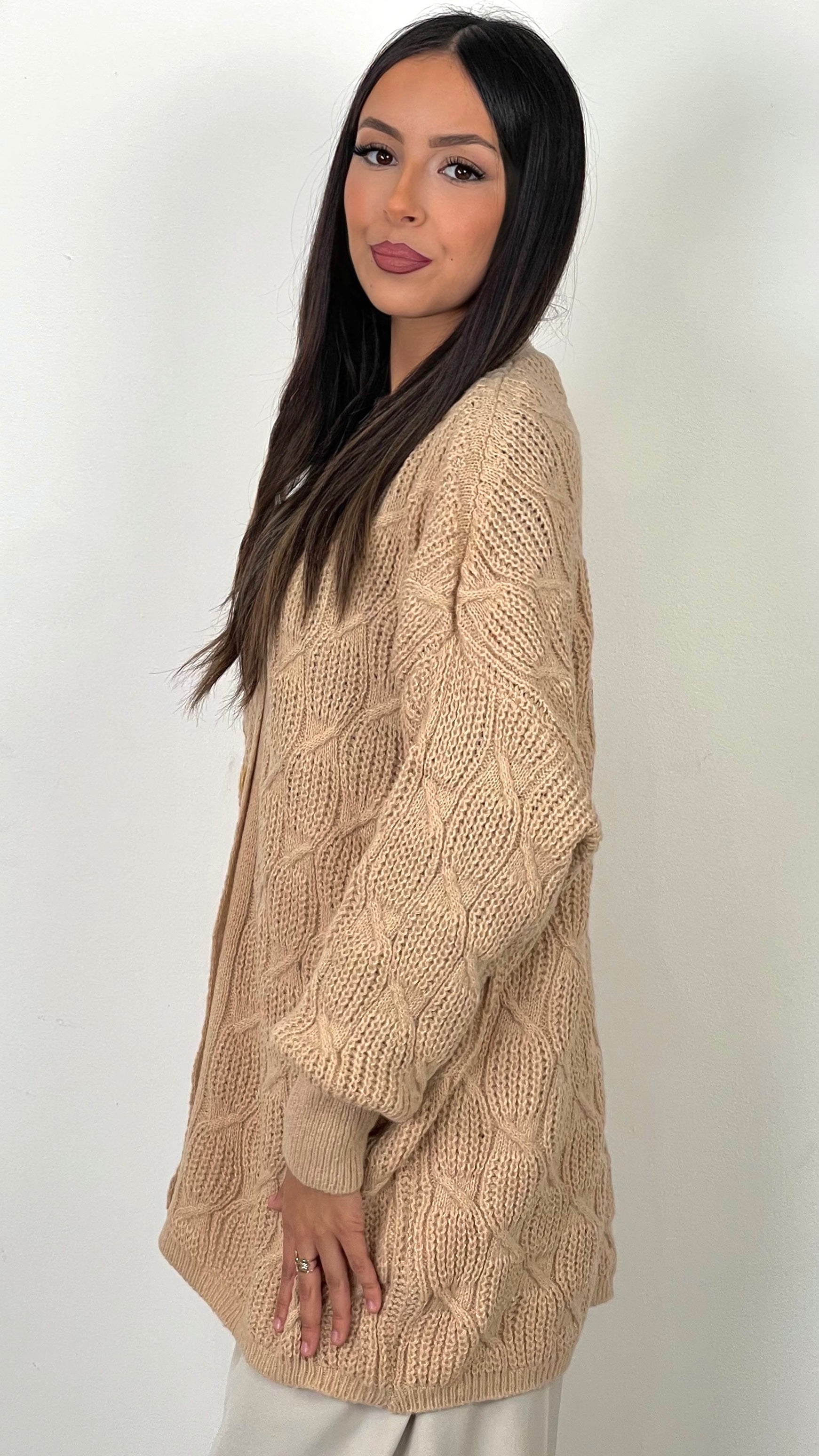 Cardigan “Soft Cable Knit”