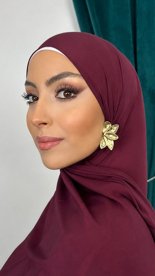 Premium Slim Hijab Burgundi - Hijab Paradise 