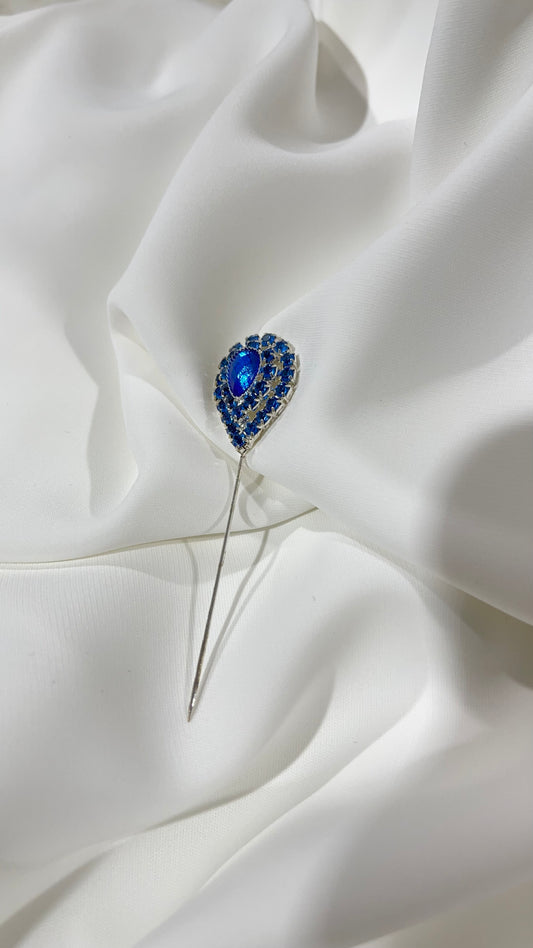 💎 Spilla per Hijab “Goccia di Luce” – Eleganza e Brillantezza