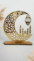 Carica l'immagine nel visualizzatore della galleria, Mezzaluna Ramadan con supporto per candela
