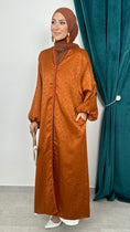 Carica l'immagine nel visualizzatore della galleria, Abaya Velvet arancio - Hijab Paradise 
