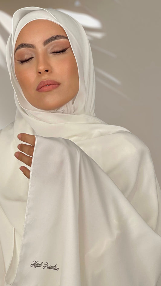 Hijab PREMIUM CHIFFON Cream White
