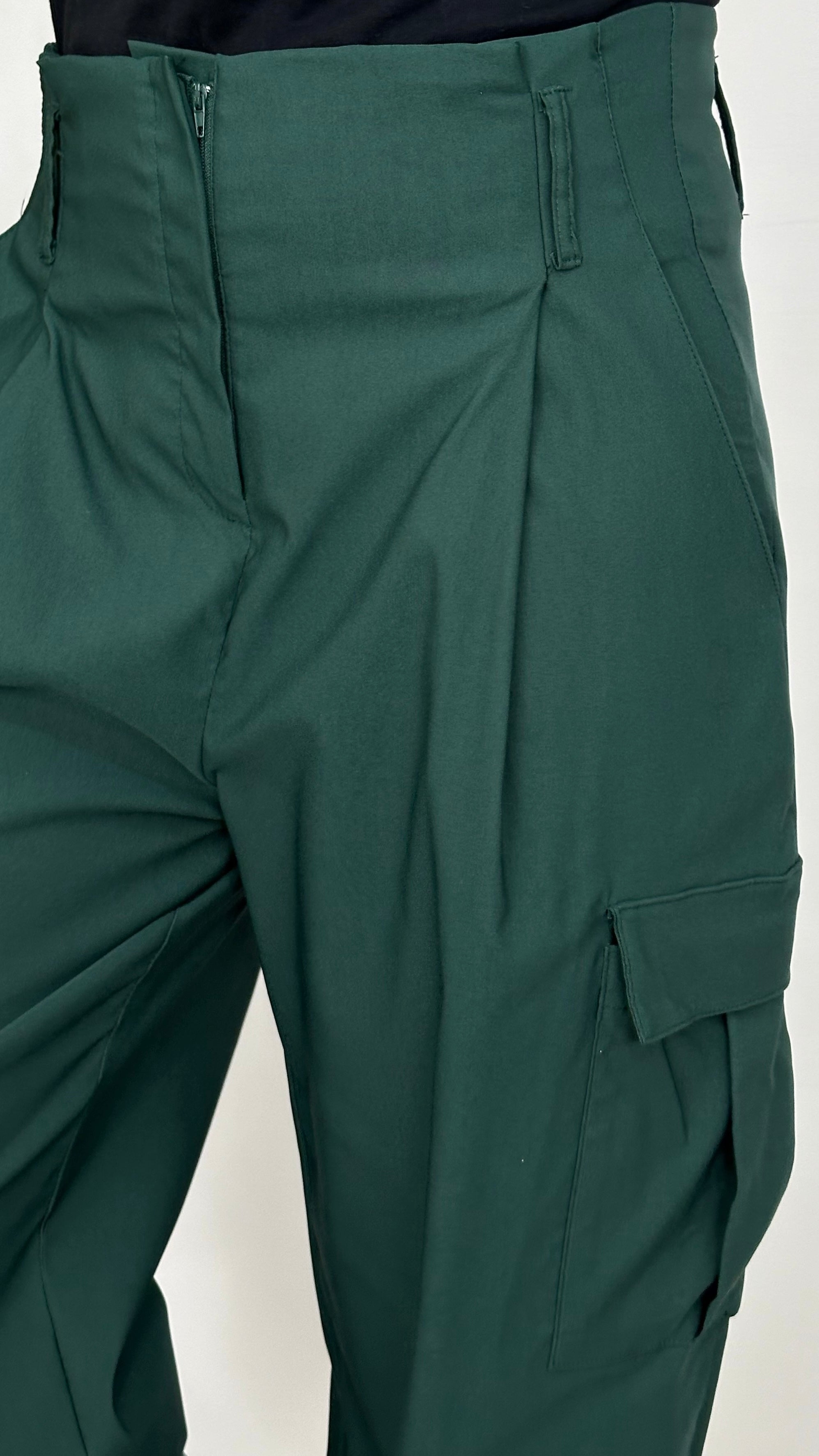 Pantalone Cargo Verde pino