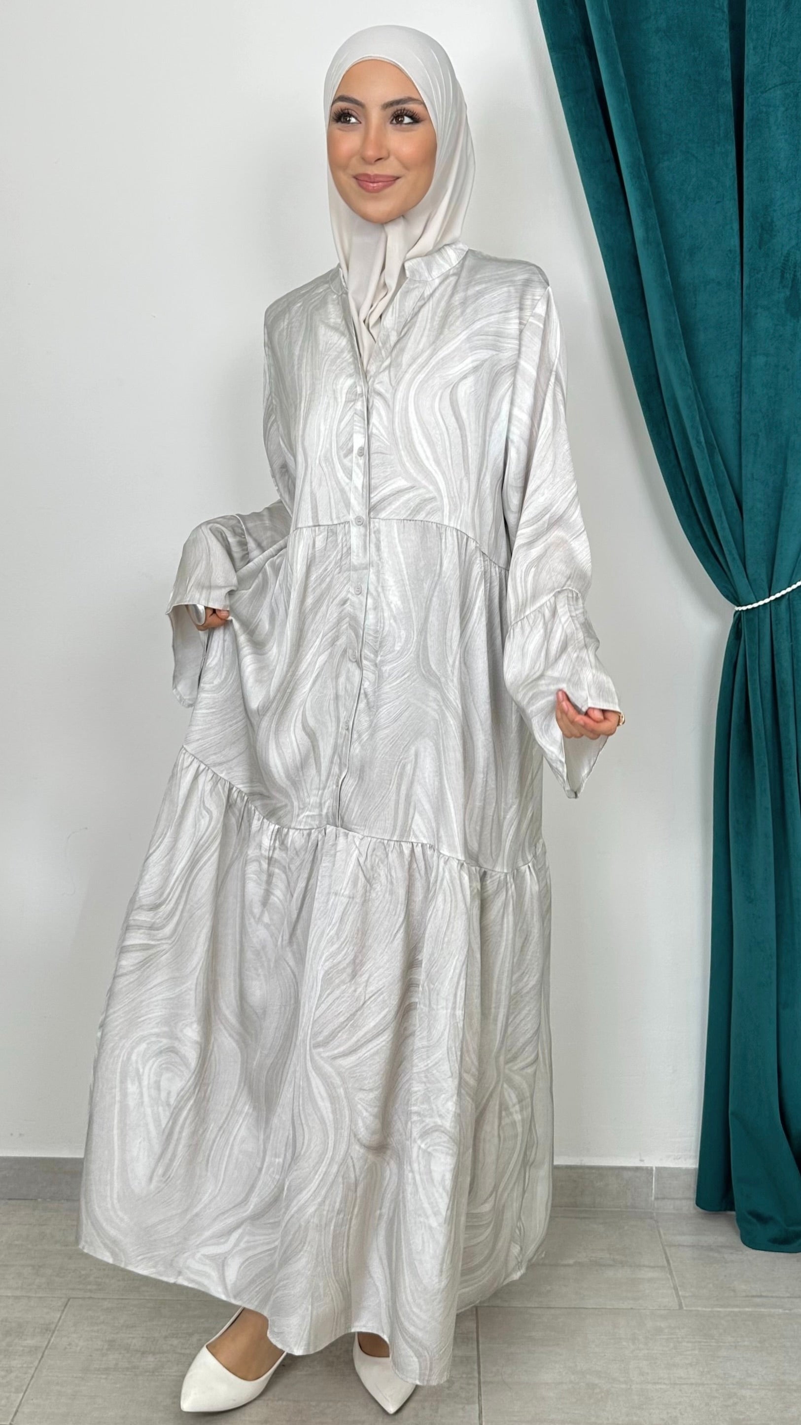 Abaya Marble Flow - Hijab Paradise 