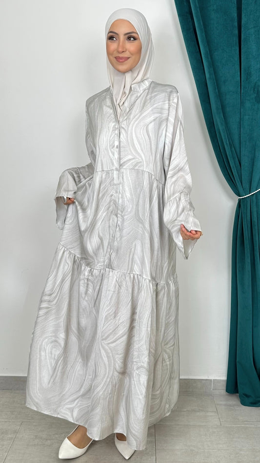 Abaya Marble Flow - Hijab Paradise 