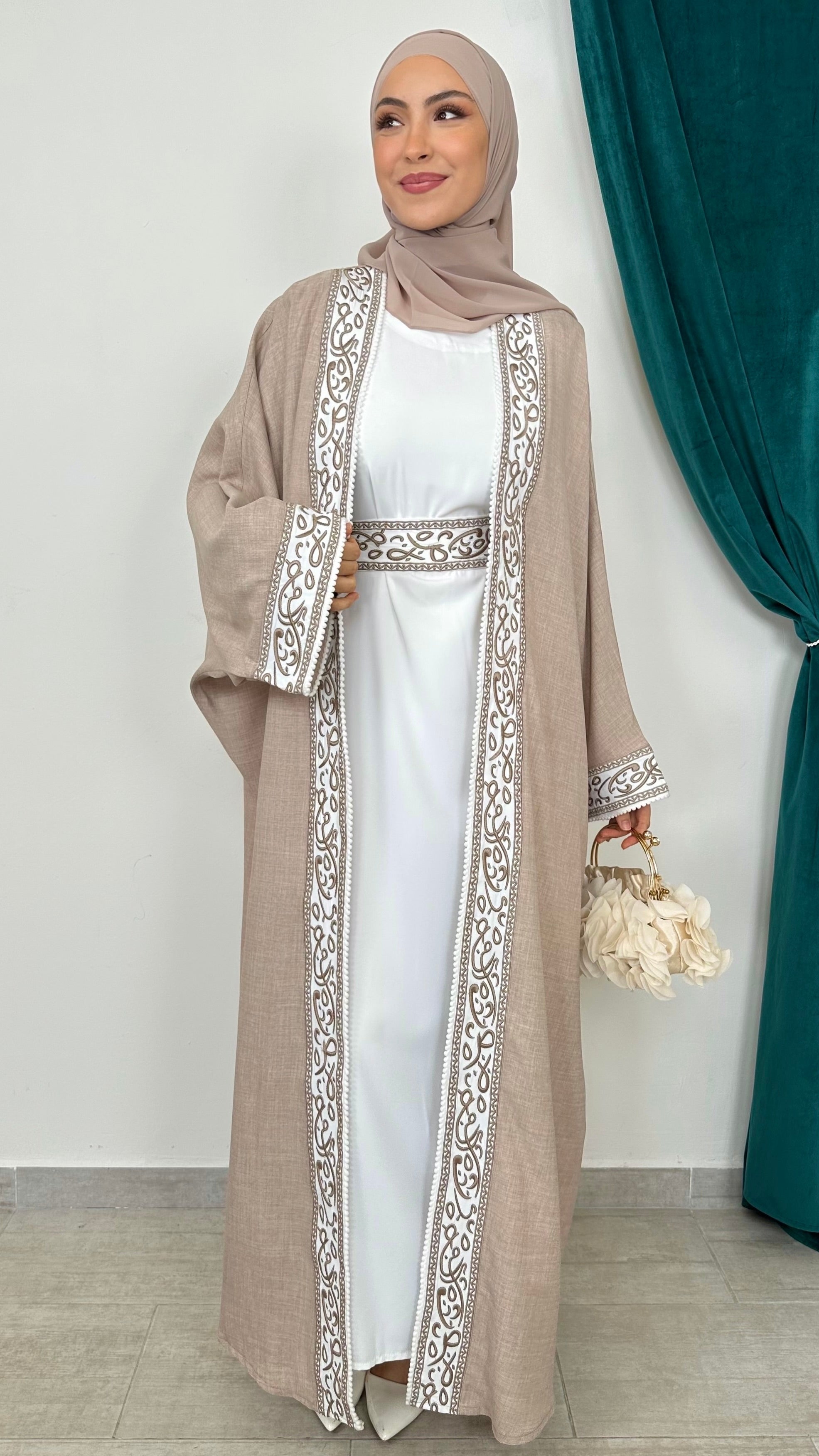 Arabian dress taupe