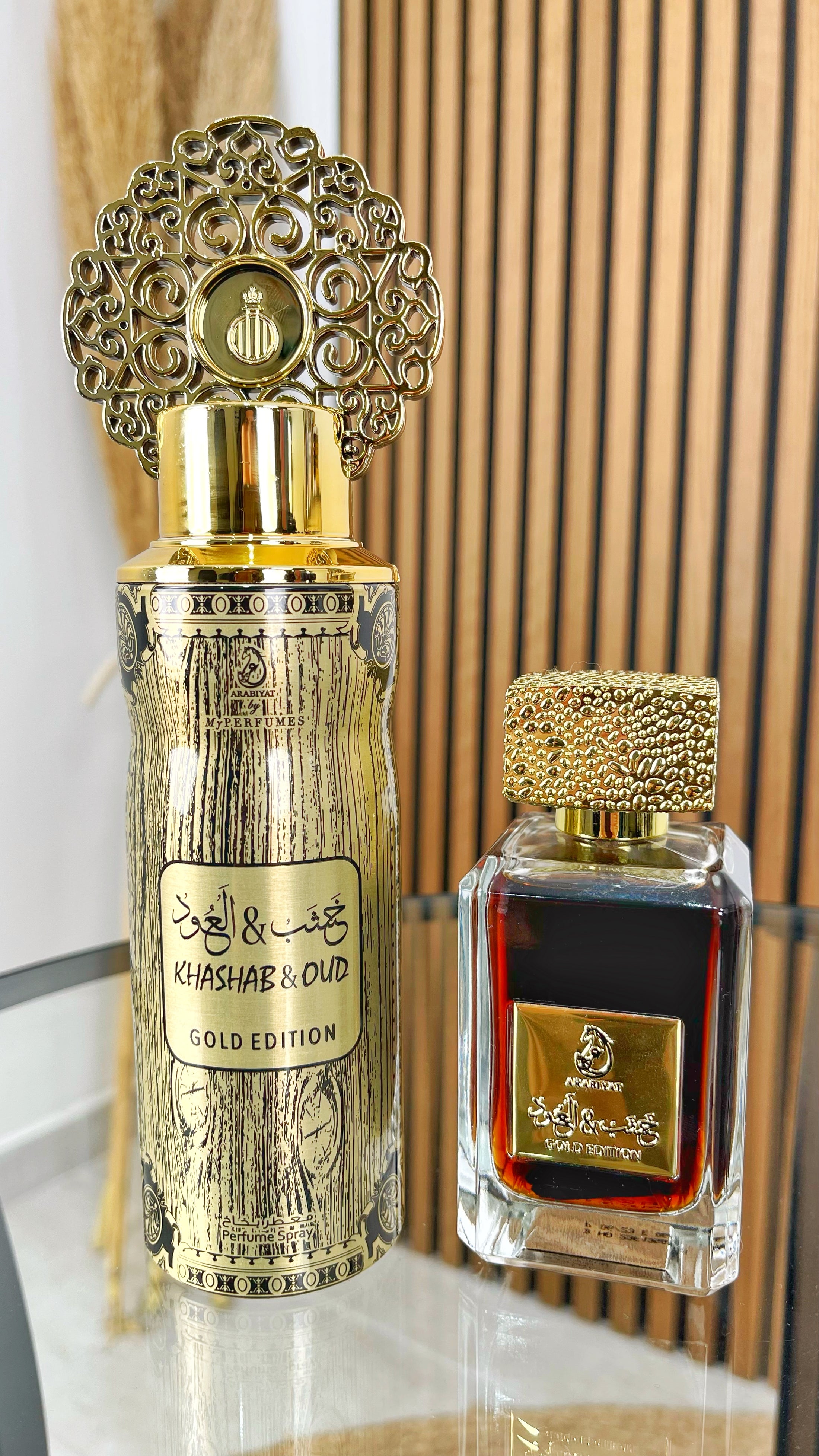 Set regalo Khashab & Oud gold edition 100ml + Deo 200ml - Hijab Paradise - profumo e deodorante - set regalo