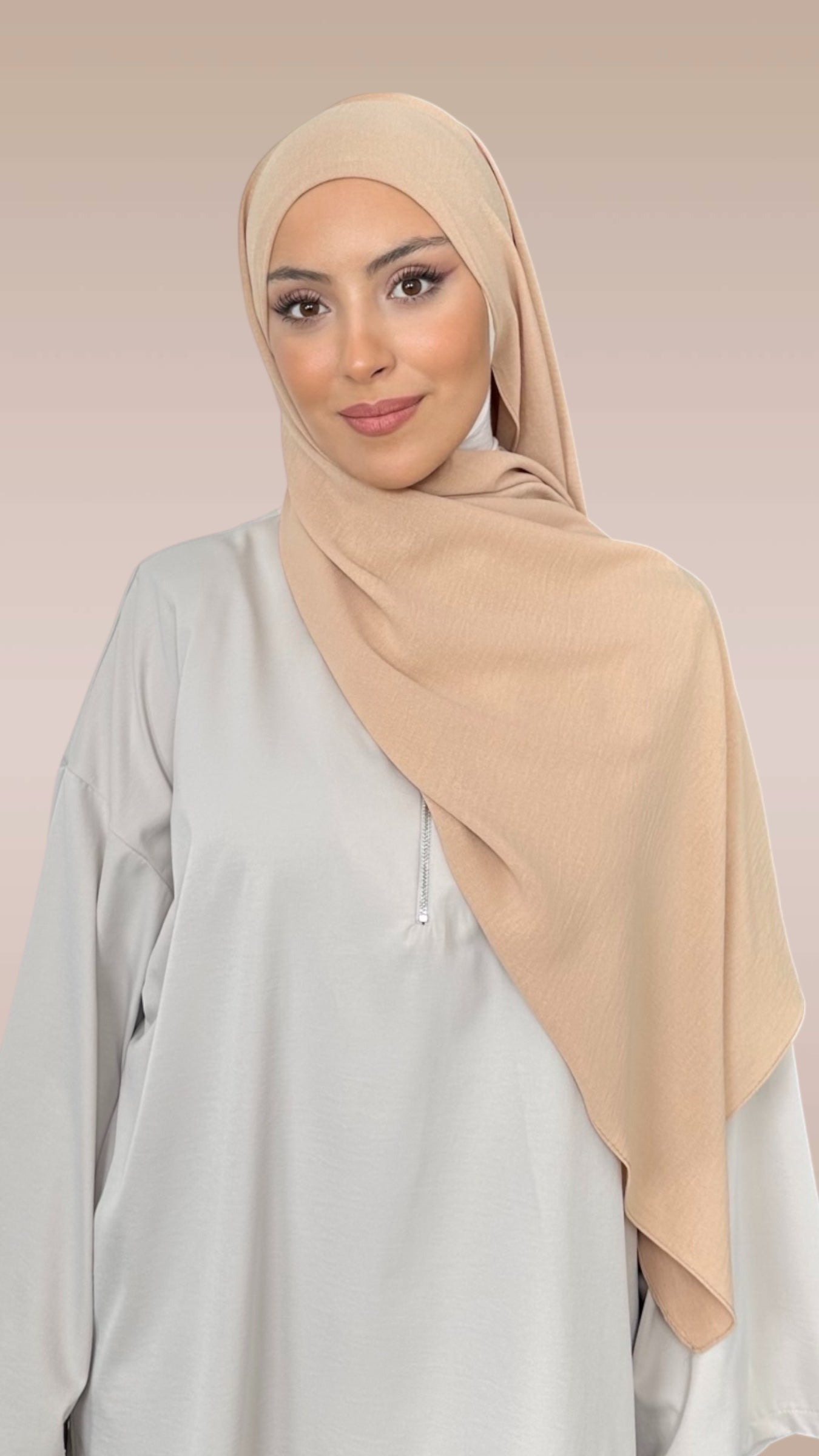 HIJAB PRONTO DA METTERE CRINCKLE CREPE
