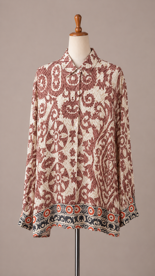 Camicia Valesca Rosa Antico