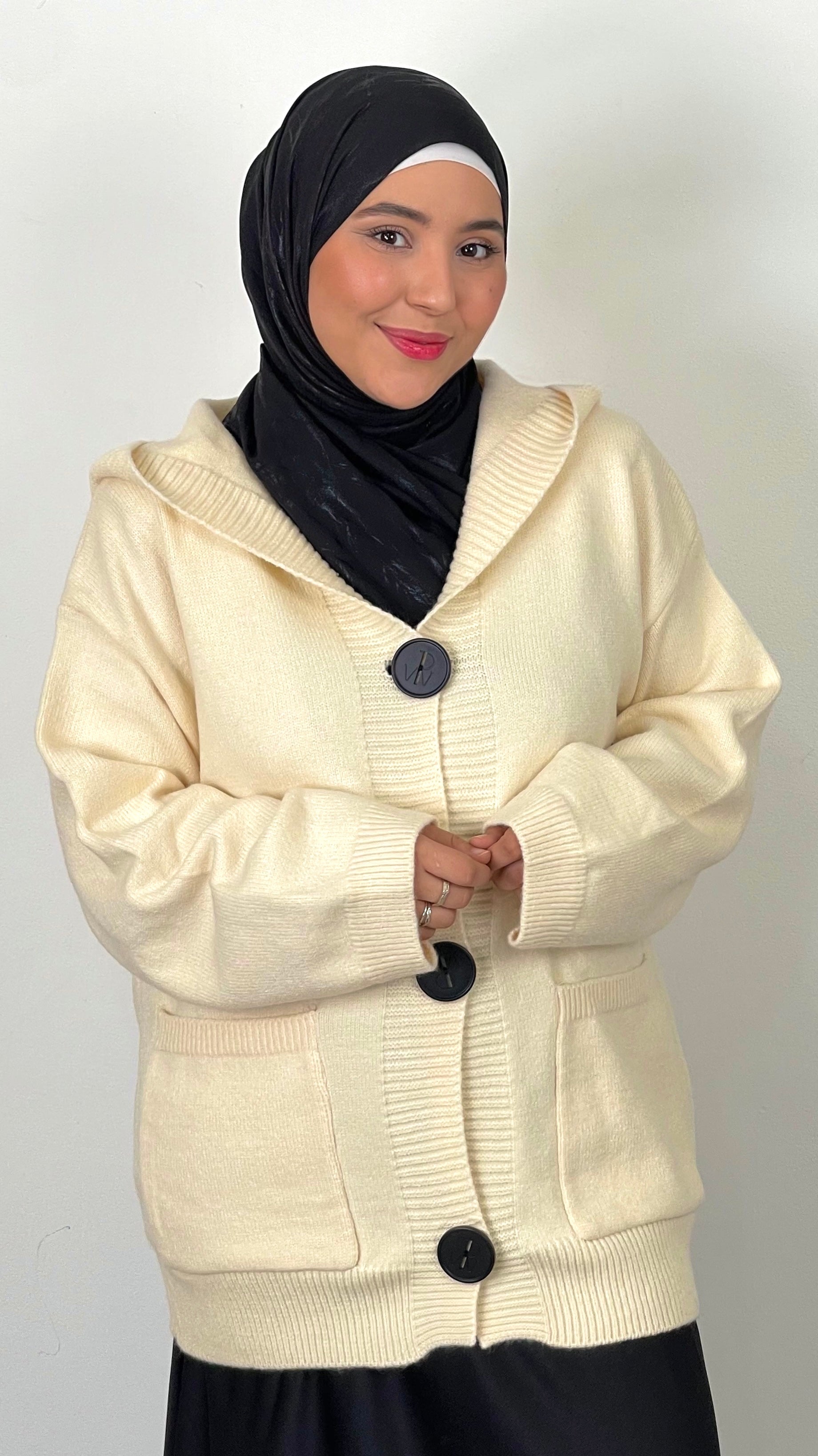 Cardigan “Cozy Hood Knit”