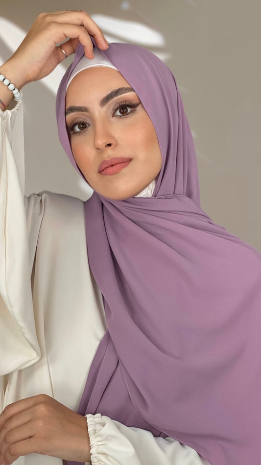 Hijab PREMIUM CHIFFON Glicine Pastello