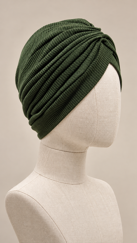 Turbante Winter Ribbed – Caldo e Avvolgente