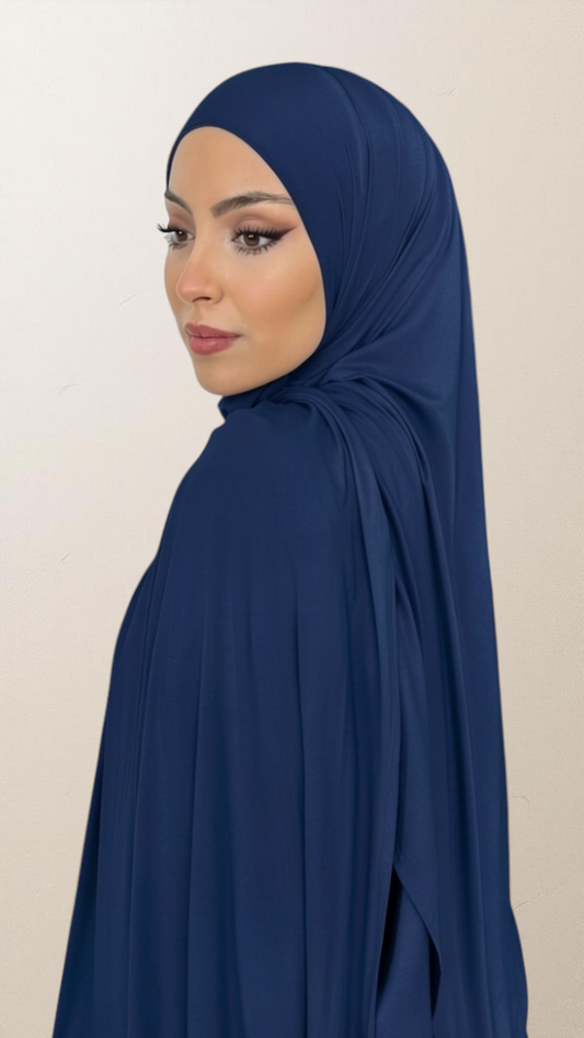 Bamboo Hijab Blu Notte - Hijab Paradise 