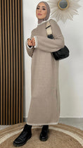 Carica l'immagine nel visualizzatore della galleria, Vestito maglione maniche sewing- Hijab Paradise - donna musulmana -vestito lungo - hijab - vestito elegante - donna elegante - stivali
