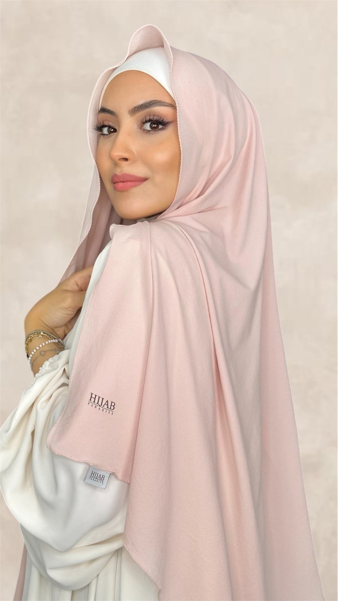 Slim Hijab Light Pink