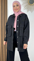 Carica l'immagine nel visualizzatore della galleria, Giacca jeans, lunga, donna musulmana, Hijab Paradise
