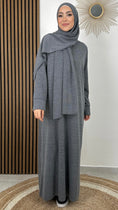 Carica l'immagine nel visualizzatore della galleria, Abaya ensemble invernale - Hijab paradise - invernale - hijab attaccato alla abaya - abito da preghiera comodo - caldo - Hijab - donna musulmana 
