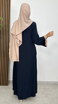 Load image into Gallery viewer, Brown bicolour abaya
