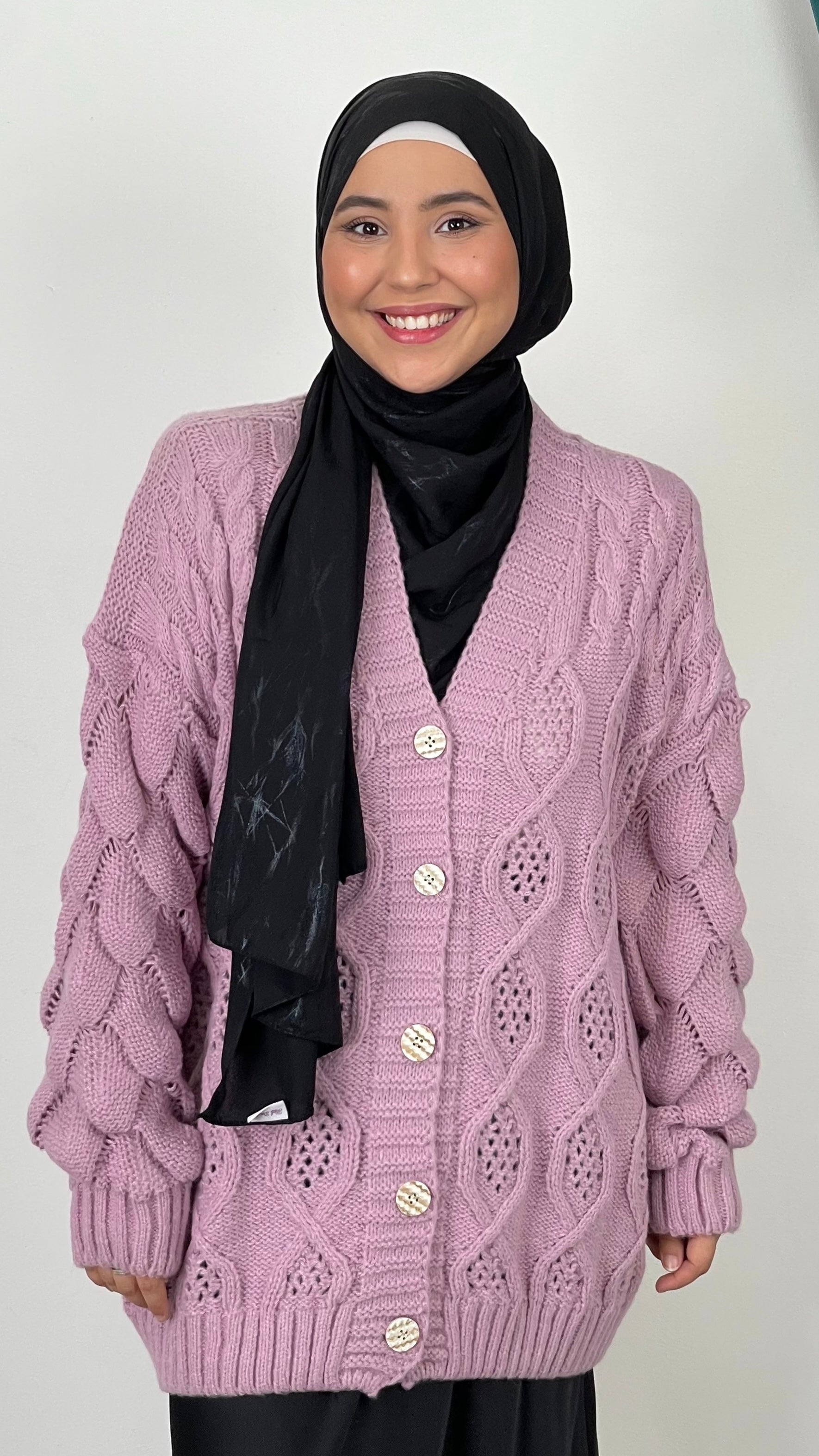 Cardigan “Elegant Weave”
