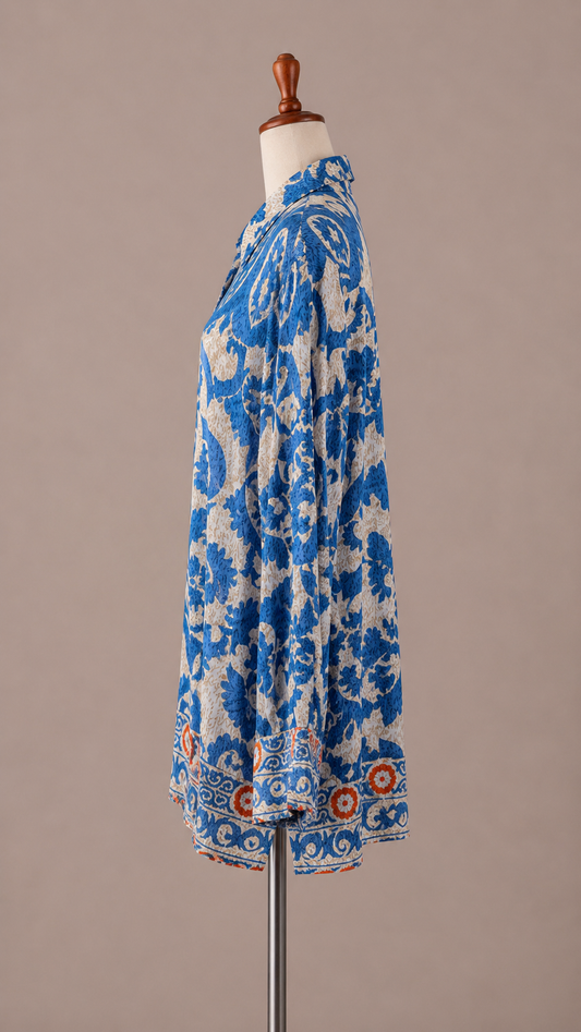 Camicia Valesca Blu Fiordaliso